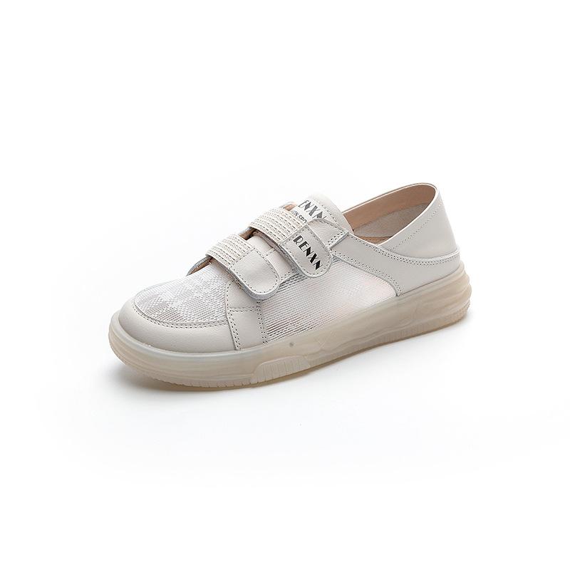 Thin Breathable Velcro Casual Board Shoes for One-step Wearing