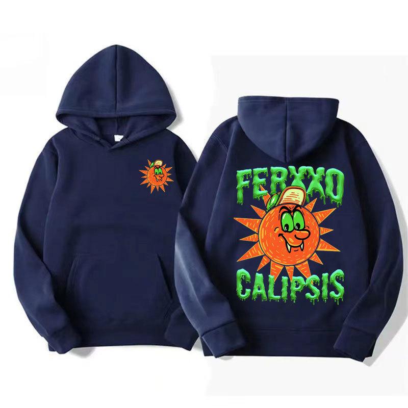Ferxxo Calipsis Potisk Módní Mikina Ležérní Oversized Unisex Podzim Zima Flísová Streetwear Topy Pánské Sudaderas