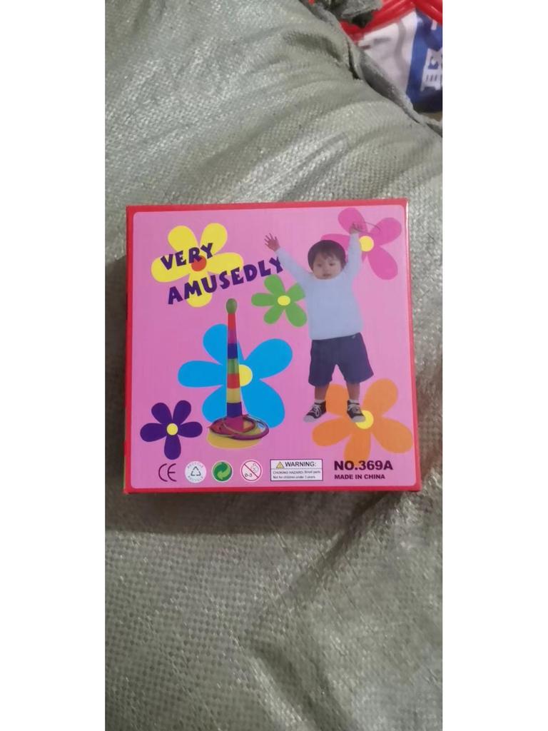 Large Creative Jenga Ring Toss: Parent-Child Stress Relief Toy