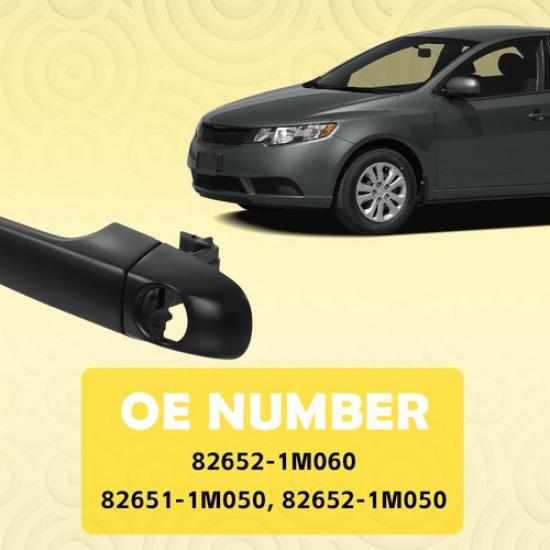 Front Driver Side Exterior Panel Door Handle For 2012-2013 Kia Forte SX Luxury