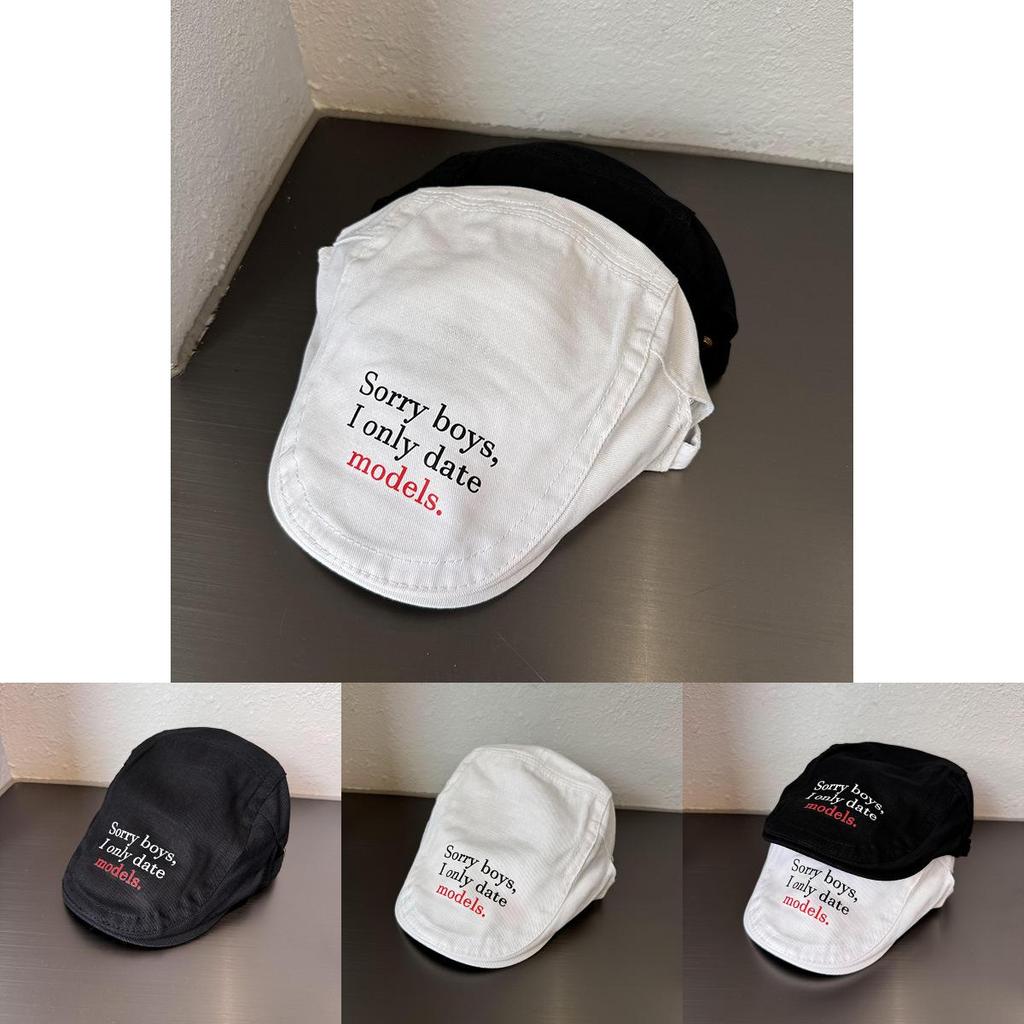 Buchstaben Forward Cap Für Damen Sommer Y2k Retro Sonnenhut Mit Atmungsaktivem Baumwollstoff