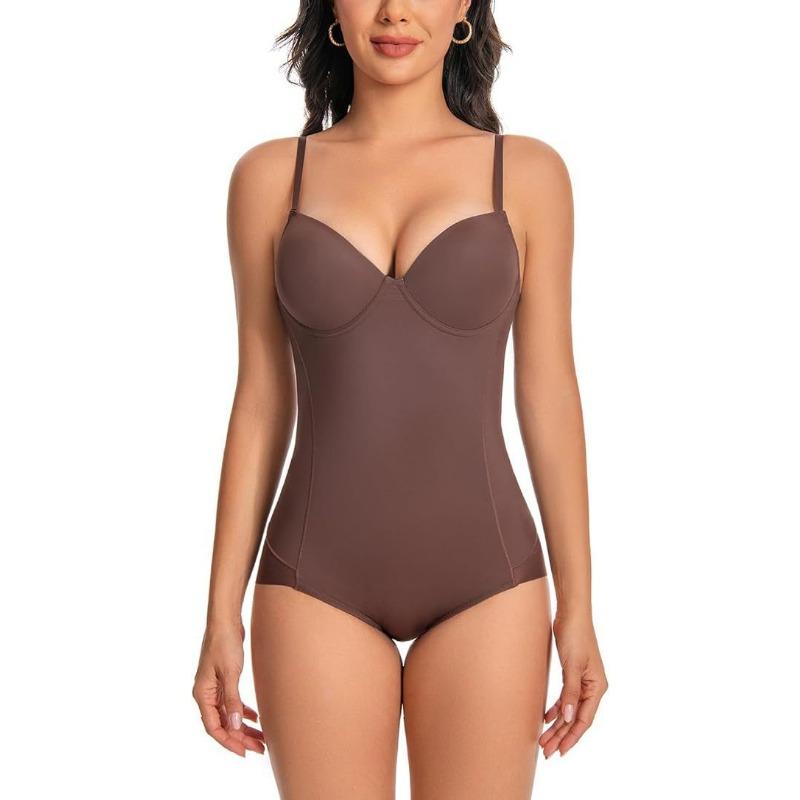 Women Seamless One Piece Bodysuit Tummy Control Butt Lifter Shapewear