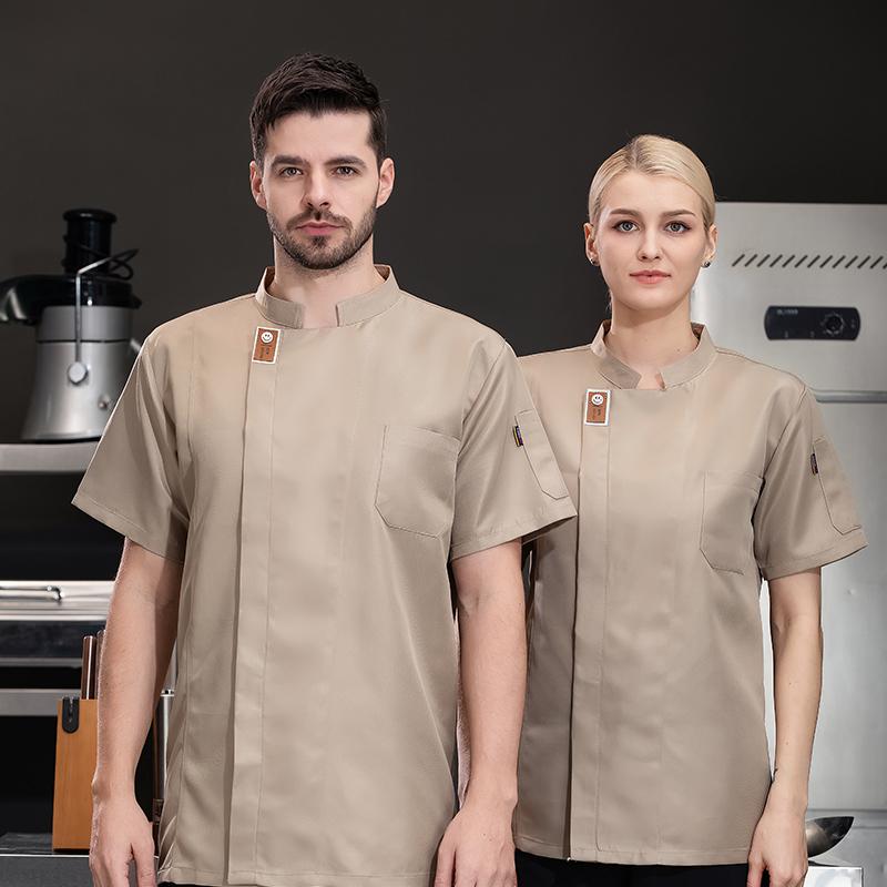 Unisex kuchařská bunda Kuchyňské košile Hotelové restaurační číšnické uniformy Pekařské cateringové pracovní oděvy Hotelové kuchařské oděvy