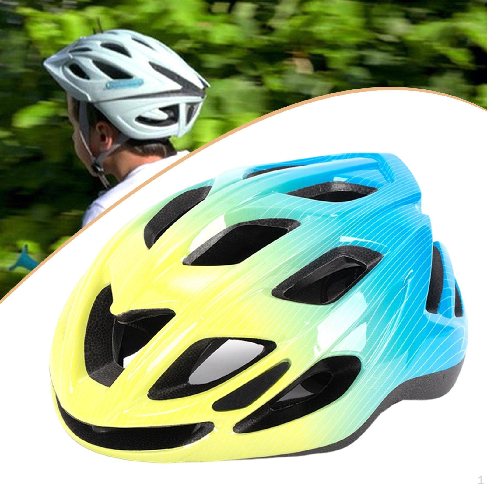 

Bike Adjustable Lightweight for Biking Riding Roller Skating Yellow Blue
