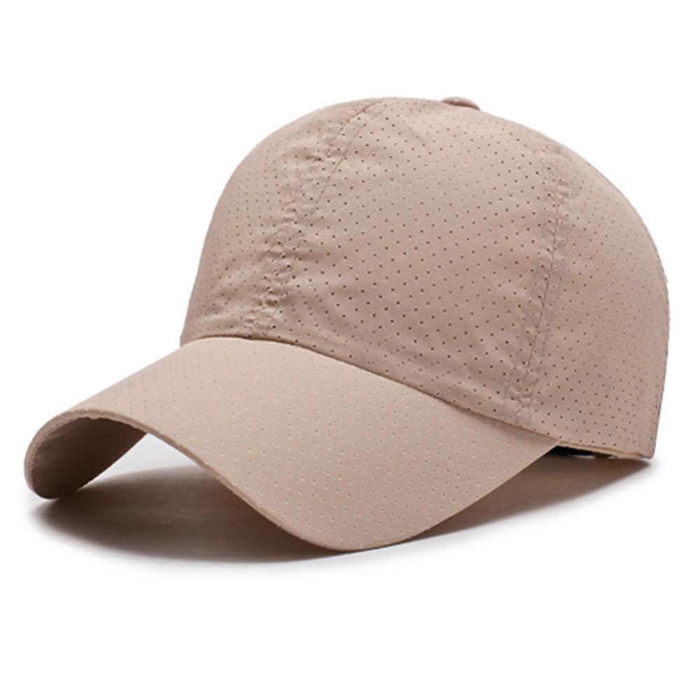 Men and Women Outdoor Light Board Sunscreen  Summer Breathable Quick-drying Baseball Cap Casual Punching Sun Hat