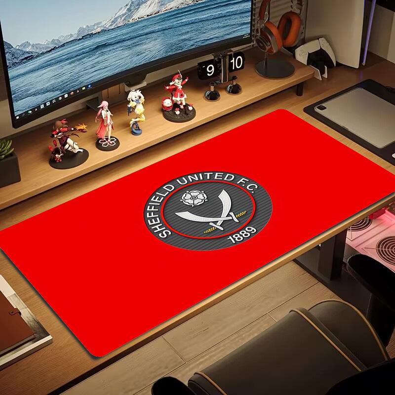 Sheffield United Print Cushion Non-slip Laptop Tablet Big Mousepad XXL Mat Mini PC Playmat With Lock Edge