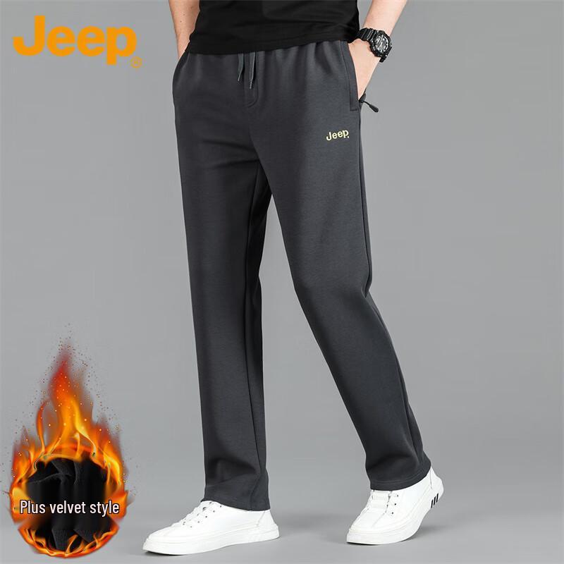 Jeep Men's Autumn/Winter Straight-Leg Casual Pants