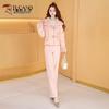 Women's Pink Winter Down Jacket & Pants Set