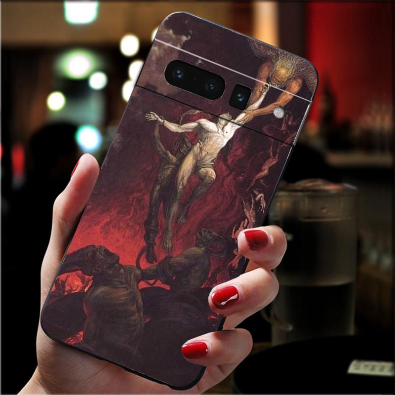 

Phone Case For Google Pixel 10 9 Pro XL 9A 8 7 6 Pro Pixel 8A 7A 6A Pixel 8 7 6 5 Plaster Statue David aesthetic Art Google Pixel 6A