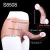 SXXY Skin Feeling Briefs&Boxer shorts Pants With Large Hollow Dildo Realistic Male Strapon Penis Sleeve Adult Sex Game