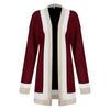Women's  And Winter Women's Solid Color Stitching Long-sleeved Cardigan Knitted Sweater