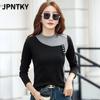 JPNTKY Women's Fashion Casual Long Sleeve O Neck Blouses & Shirts