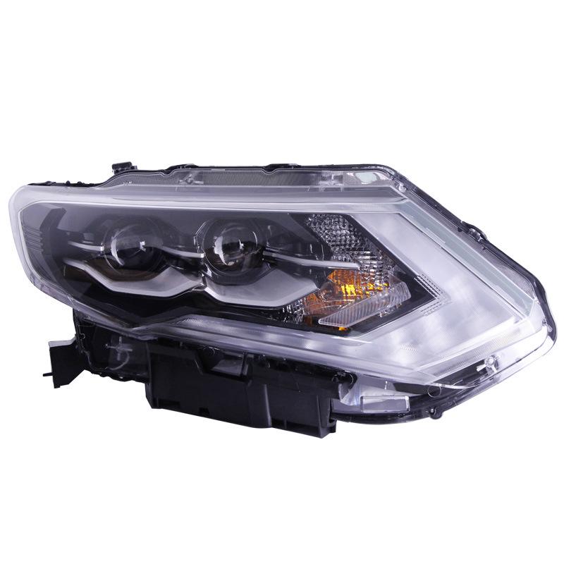 

High-End LED Headlights with Bi-LED Projector & Flowing Turn Signal for 17-19 X-Trail