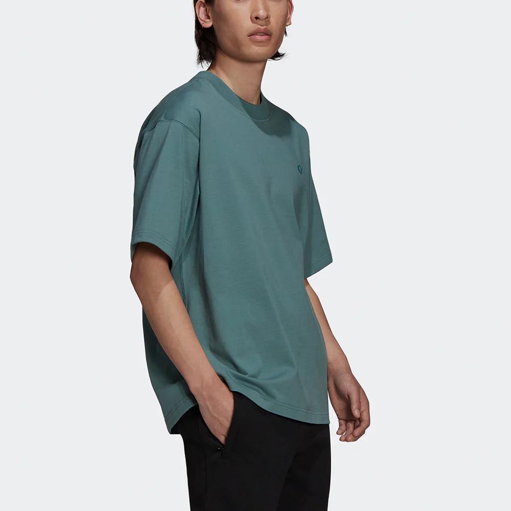 Adidas Originaler Adicolor-serien Kløverlogo Løs passform Sports-t-skjorte Herre Topper Grønn HC8588