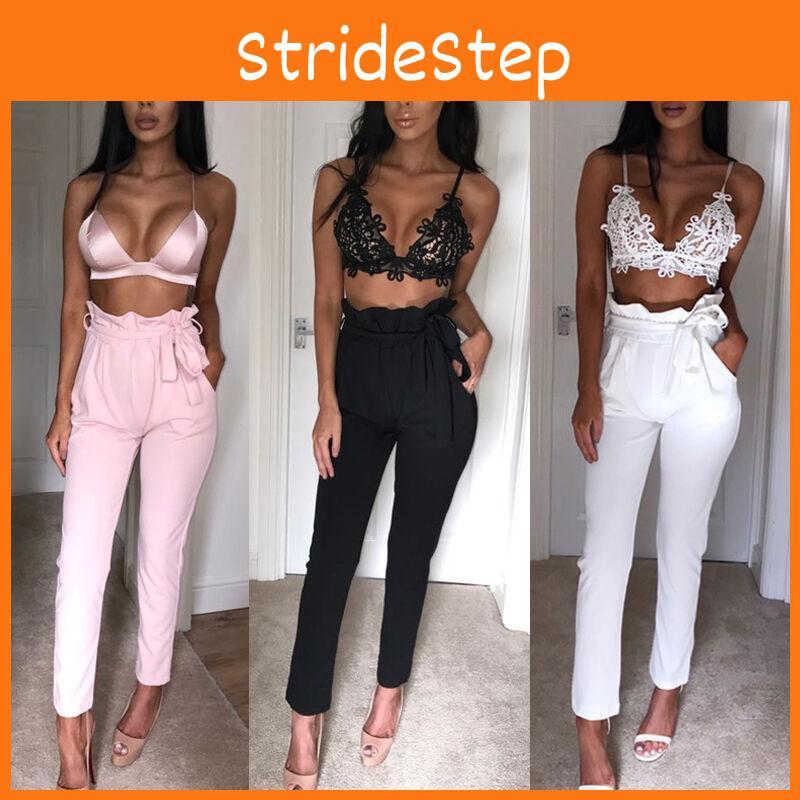 Women Ol Pencil Trousers Slim High Waist Skinny Stretch Leggings For Elegant Office Wear