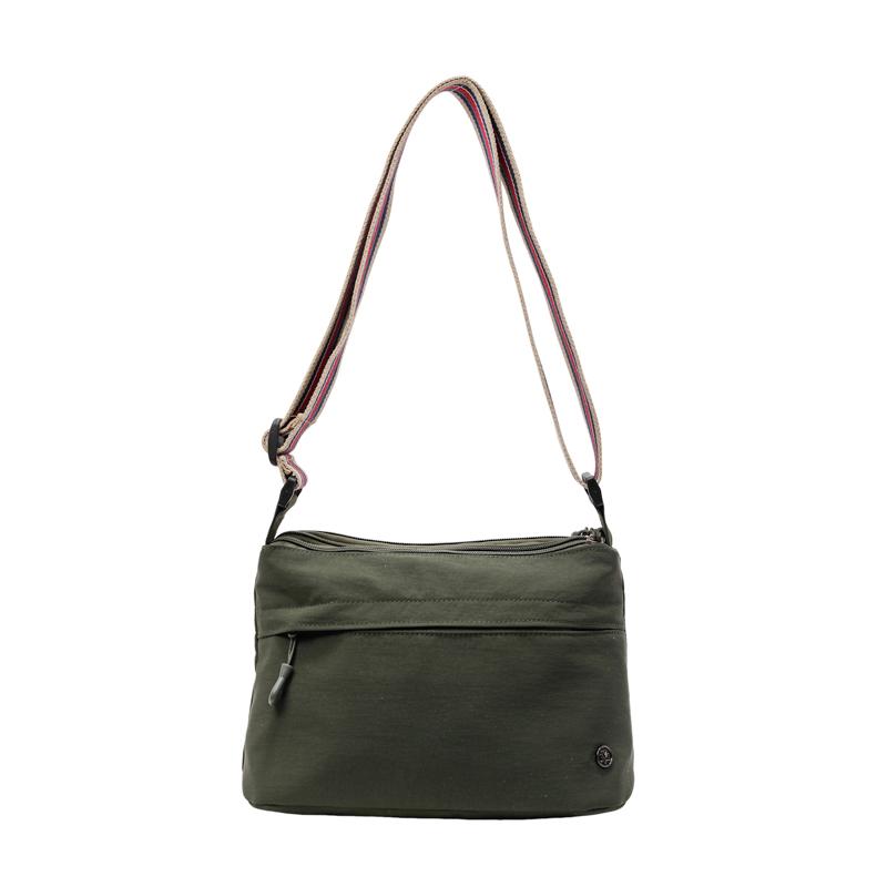 New Chinese Style Women's Shoulder Bag, Lightweight, Large Capacity, Trendy Multi-layer Crossbody Bag, Durable Nylon Cloth Bag