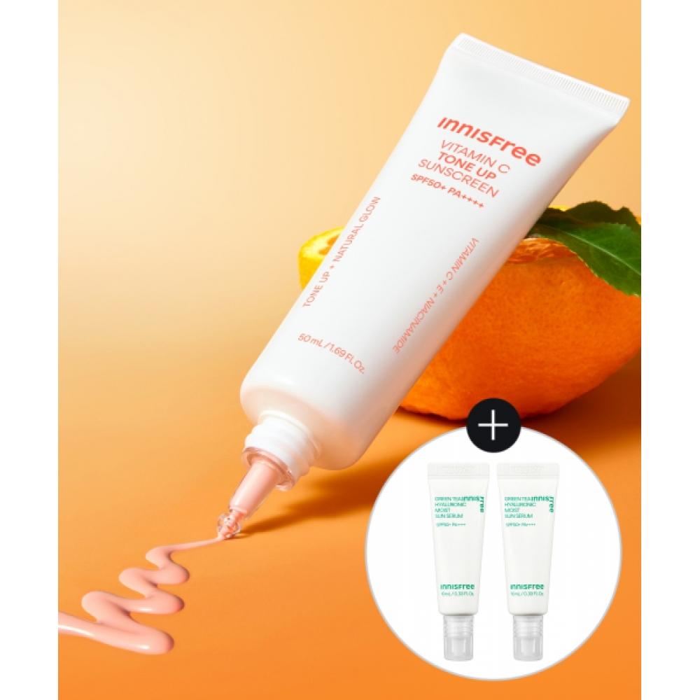 Innisfree [free Gift] Vita C Blemish Tone Up sunsCreen Spf50+ Pa++++ 50ml FREE