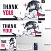 Anime Mauspade Yuki Aim Mauspade HD Druck Großes Gaming-Mauspad Spielzubehör Computertastatur Schreibtischmatte XL Gamer-Mauspad