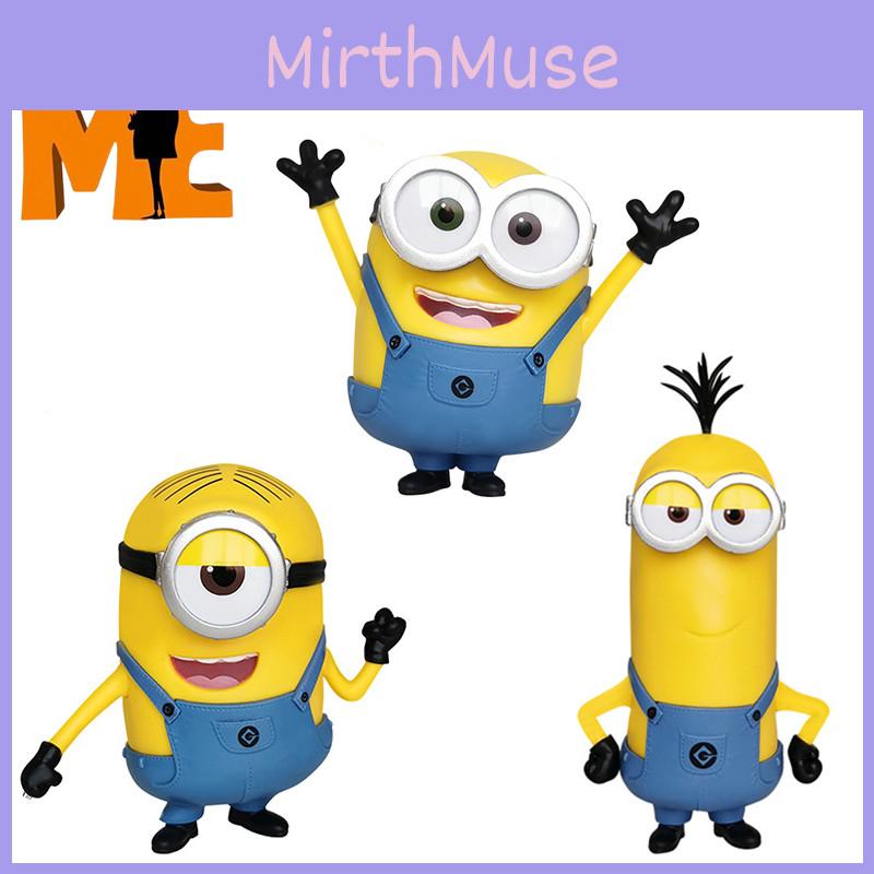 Despicable Me Minions Bob/kevin/stuart Toy Doll Model Action Figure For Kids No Toxic No Fading Perfect Cake Topper Home Decor