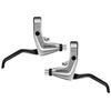 Shimano Brake Lever (Trekking) BL-T4000 Black Silver Left Right Set 2-Finger Alivio