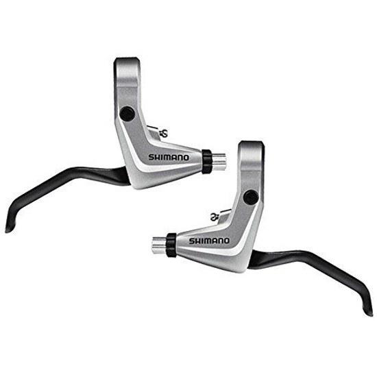 Shimano Brake Lever (Trekking) BL-T4000 Black Silver Left Right Set 2-Finger Alivio