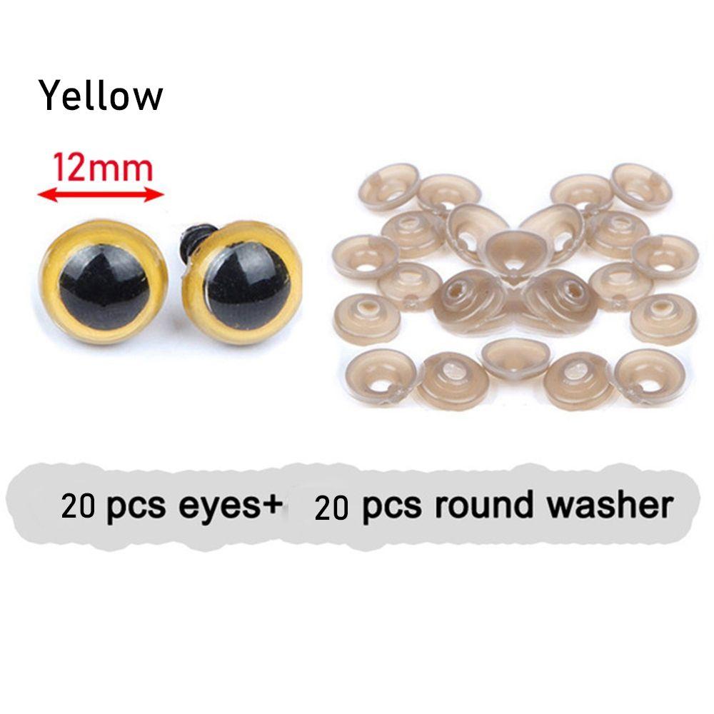 High Quality Stuffed Toys Parts Plastic Safety Eyes Crafts Bear Animal Accessories Puppet Crystal Eye Dolls DIY Tools