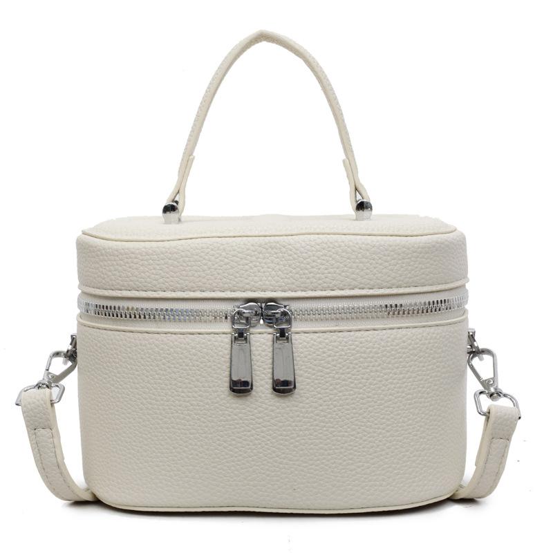 Retro Women's Bags, Popular Bucket Bags, Daily Lychee Pattern Messenger Bags, Foreign Style Small Square Bags, Fashionable Boxes, Cosmetic Bags.