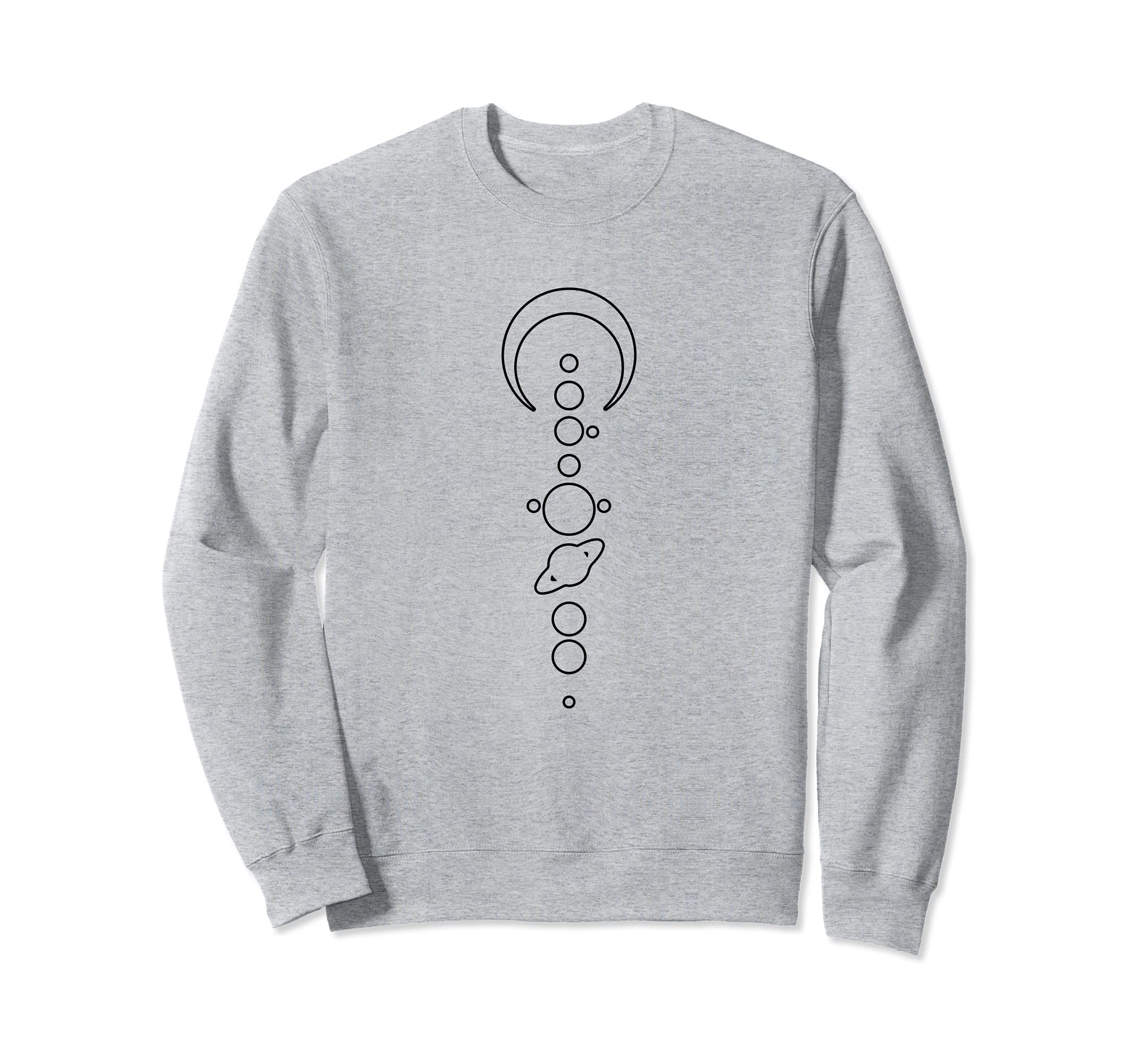 Solar System Minimalist Graphic Astronomy Gift Sweatshirt