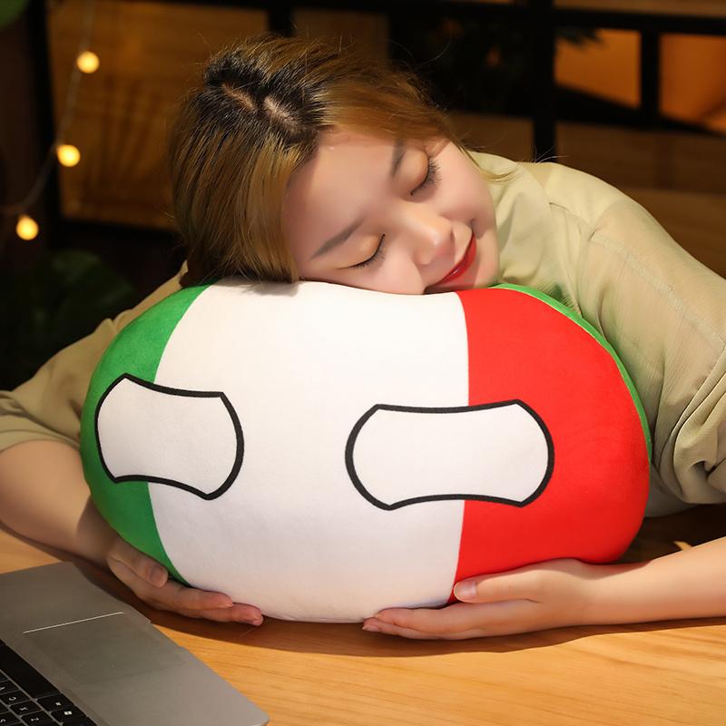 Hot  10/30/50cm Polandball Country Ball Toy Plush Pendant Plush Doll Countryball Ussr Usa France Russia Uk Japan Germany  Italy