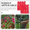 1M Fake Fence Trellis Wall Decoration Artificial Flower Privacy Fence Screen Outdoor Garden Balcony Hedge Home Wedding Decor