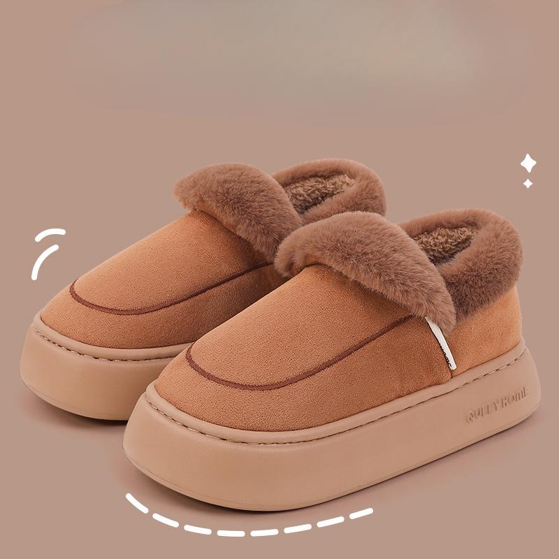 

Padded, Warm, Thickened Soft-soled, Anti-slip Indoor Cotton Shoes 36/37