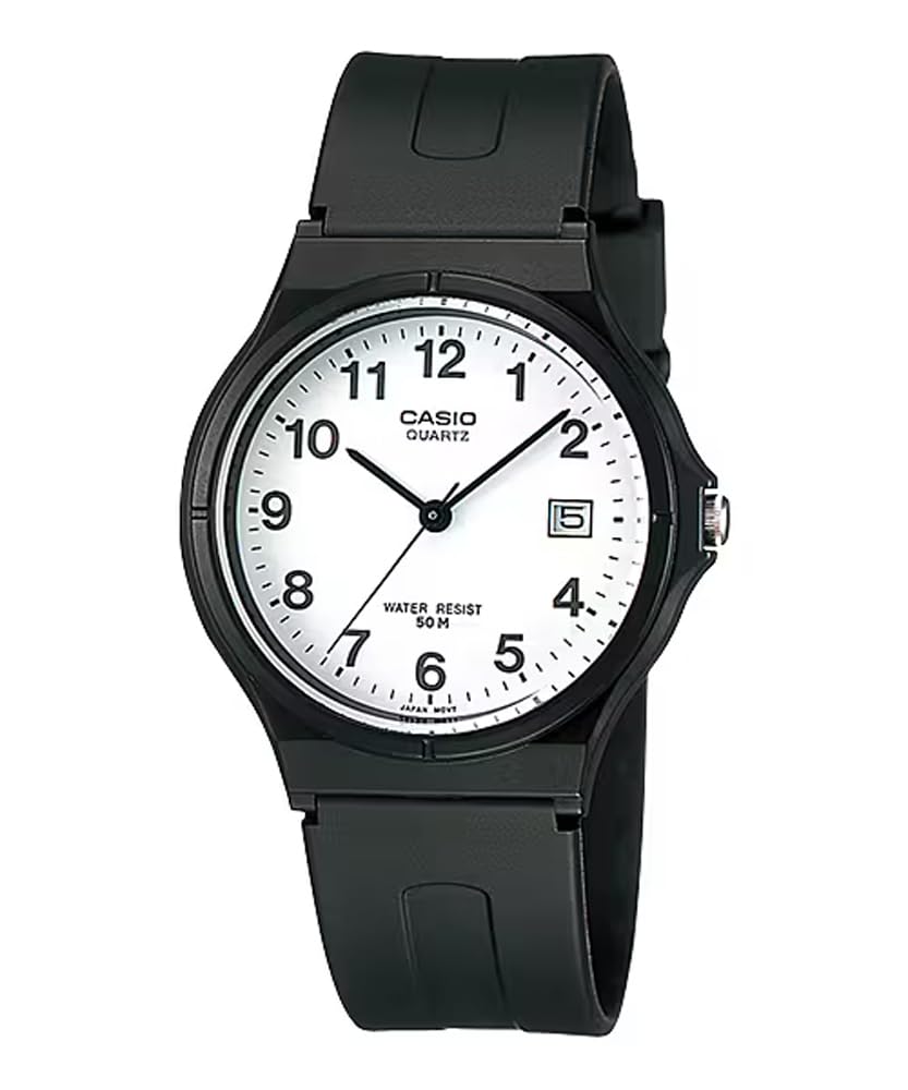

CASIO Standard Analog Watch presentation simple White Urethane Strap Unisex Overseas Model [Casio] MW-59-7BV (No box, packaging)