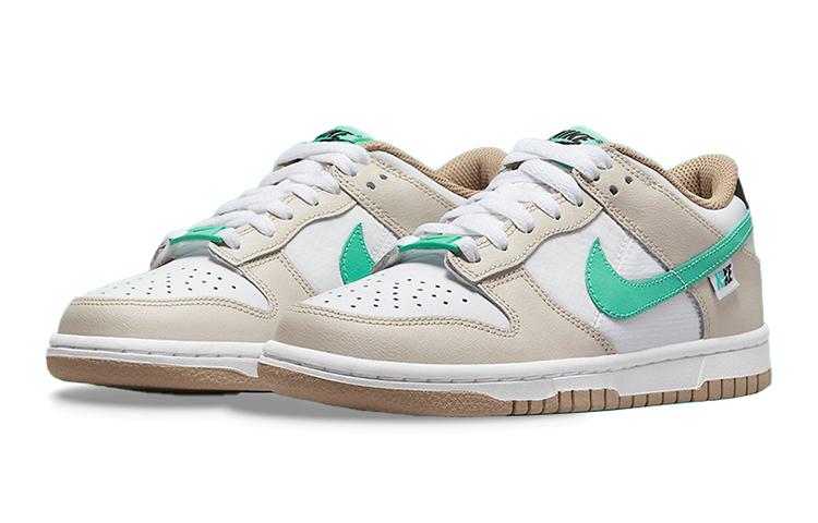 Nike Dunk Low Split Seam White Tan Mint GS DX6063-131