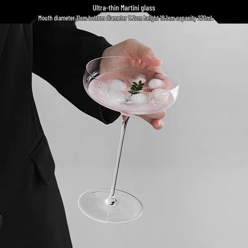 High-Foot Crystal Glass Cocktail & Dessert Cup