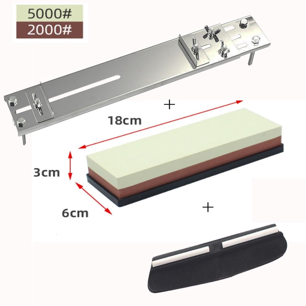 Nerezová ocel Držák na broušení dřezu Nastavitelná délka Brousek Protiskluzová základna Nůž Brousek Brousek Příslušenství