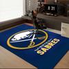 Buffalo Team Spirit Floor Mat for Living Room, Game Rooms, Office, Bedroom, Office Floor Mat Playful Design, Christmas Fan Gifts
