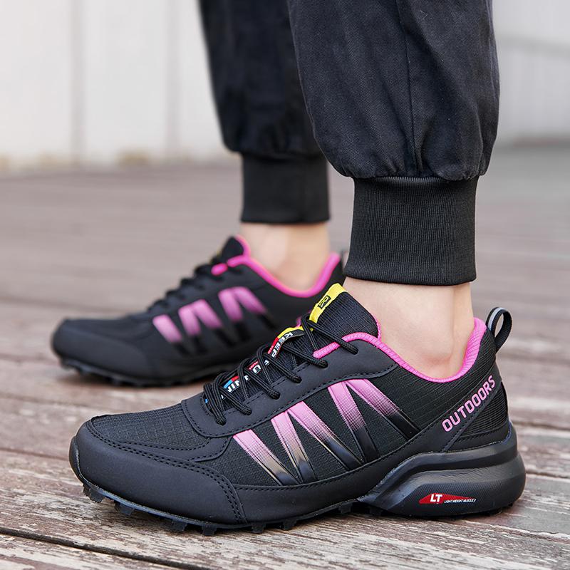 New Arrival Classics Style Womens Hiking Shoes Breathable Sport Shoes Ladies Climbing Sneakers Outdoor Anti-Slip Trekking Shoes