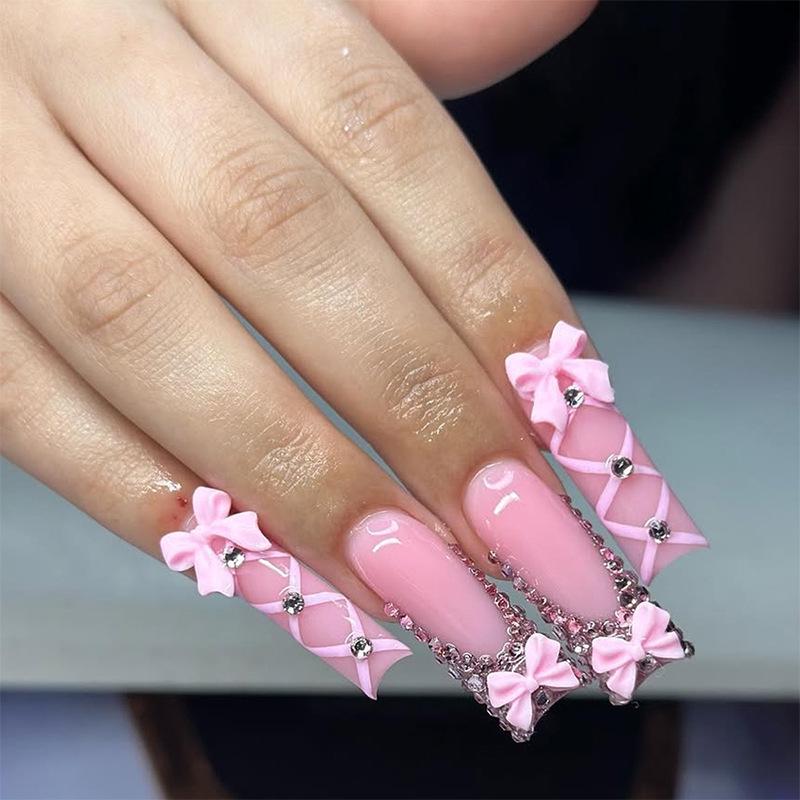 

European & American Removable French Nail Art Tips - Cross-Bow Style