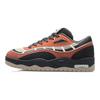 Li Ning Star Speed A Coleção One Couro Sintético, Têxtil Respirável Cano Baixo Tênis de Skate Masculino Marrom Âmbar AGCQ367-3