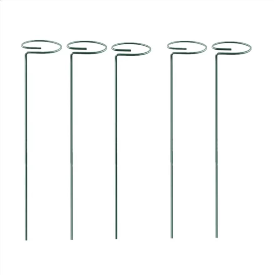 

5/10/15 шт. 40 см опорные колышки для растений, садовые одинарные колышки для амариллиса, кольца для томатов, орхидей, лилий, пионов, роз 6.3 x 40CM