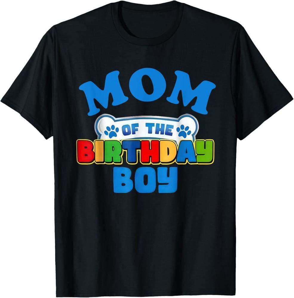 Dad And Mom Of The Birthday Boy Dog Family Party Decorations TShirt S