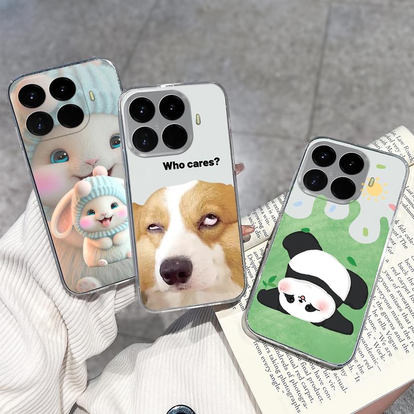 For Xiaomi 17T 17 Pro 17Max 17 Ultra Phone Case For Redmi 17C Redmi17 Lovely Bow Cartoon Lightweight Transparent TPU Bumper Scratch Resistance Housing