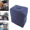 Blueberry Skin Travel Air Inflatable Yoga Pad Footrest Cushion Pillow Car Airplane Sleeping  Bed