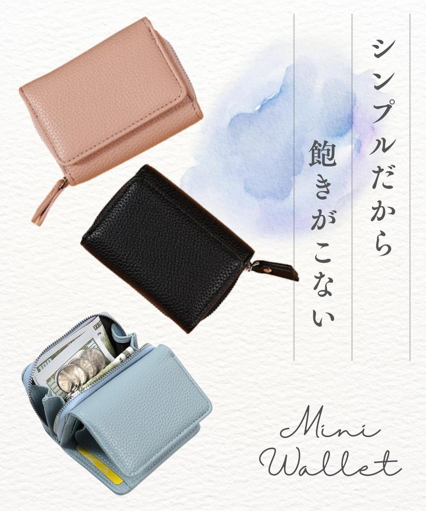 Elixio Mini-Portemonnaie mit Karten- und Münzfach, Kompakt und Klein, für Damen, Mädchen und Kinder, Geeignet für Grund-, Mittel- und Oberschüler,