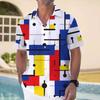 Europe and the United States Hot-selling Summer New Hawaiian Shirt Youth Men's Fashion 1D Digital Printing Source