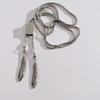 Punk Bolo Tie Cowboy Feathers Feathers Necktie Necklace Semi-finished Accessory