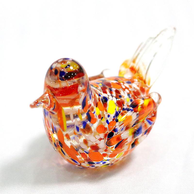 Handmade Murano Glass Bird Figurine Cute Mini Animal Statue Home Desktop Ornament Indoor Living Room Art Decor Craft Collectible