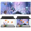 Background Poster Decorative Painting PVC Sticker Landscape Image for Aquarium Fish