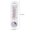Outdoor/Indoor Thermometer Hygrometer Humidity Meter Thermometers Temperature Humidity Gauge Meter for W/ Celsius/Fahren