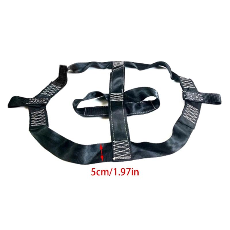 Motorcycle Rear Wheel Binding Strap Fastening Tire Bundle Electric Vehicle Rear Tire Strap Foldable Wheel Tie Down Strap